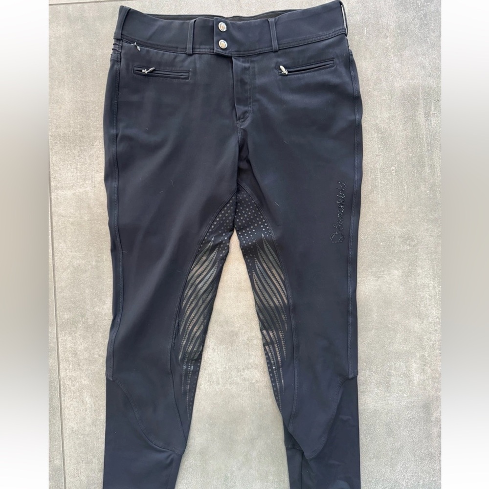 Samshield Diane Full Seat Breeches. Size 30, BLACK